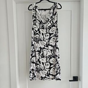 Tommy Bahama Black and White Floral Dress